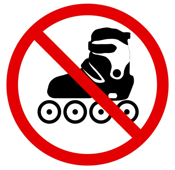 No roller skate. Vector illustration — ストックベクタ