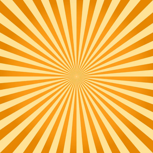 Sunburst, ray retro background — Stock Vector