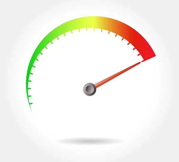 Speedometer - vector illustration — Stock vektor