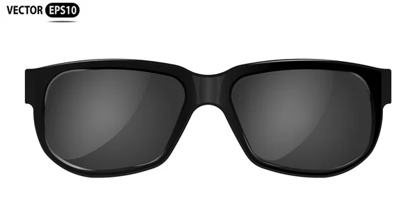 Czarne okulary przeciwsłoneczne - ilustracja wektorowa — Wektor stockowy
