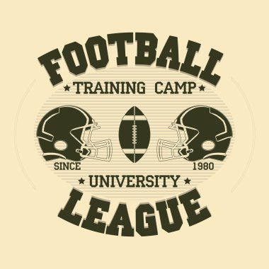 Futbol Spor Tipografi tişört