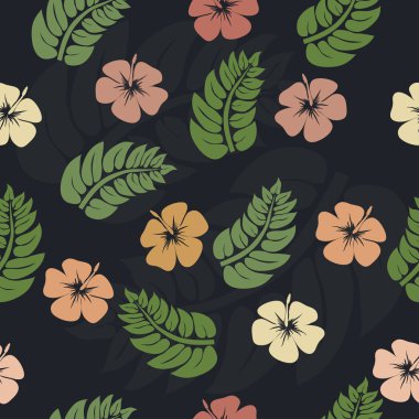 Orkideler çiçeksiz desenli