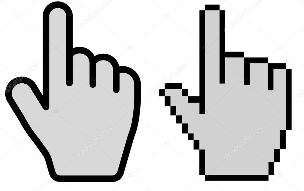 hand cursor vector illustration 