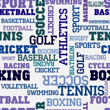 Spor sorunsuz vektör desen 