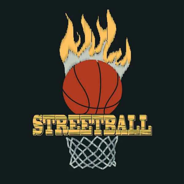 Basketball t-shirt -  illustration — Stock Photo, Image