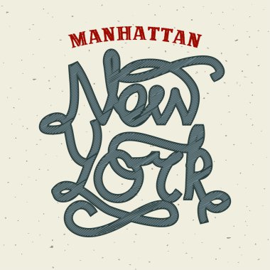 New York yazı yazdırma şablonu