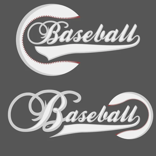 Logo de baseball — Image vectorielle