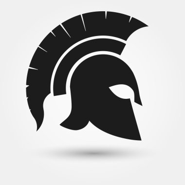 Spartan warrior Helmet clipart