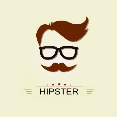 Hipster simgesi avatar
