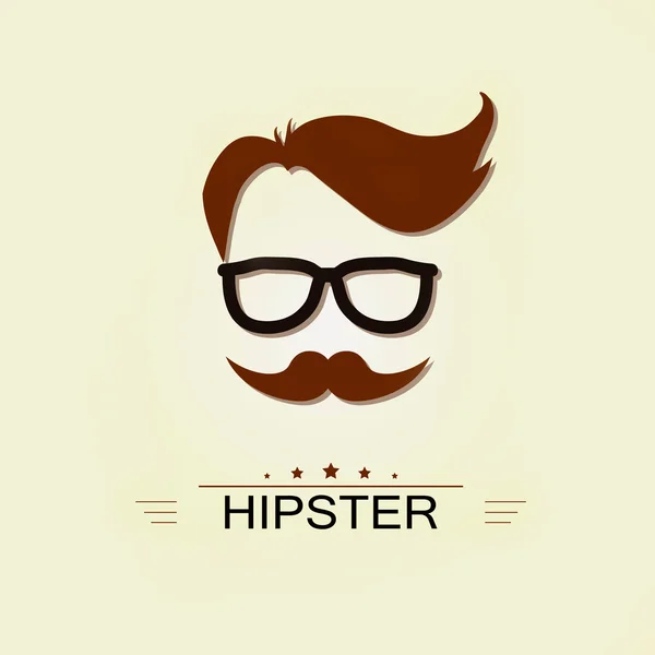 Hipster icon avatar — Stock Photo, Image