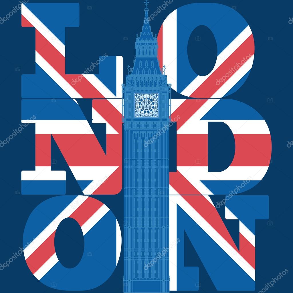 London Typography Graphics, T-shirt design