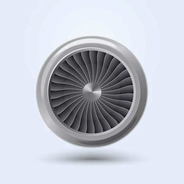 Vector Jet Engine — Stock Vector