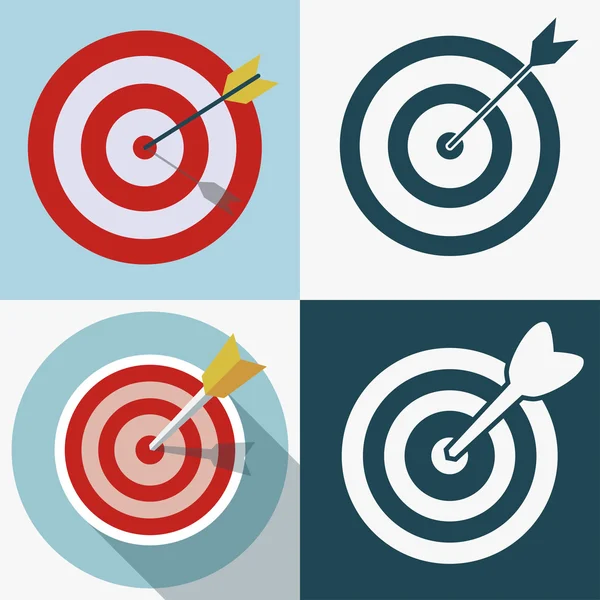 Targeting business icon — Stock Vector