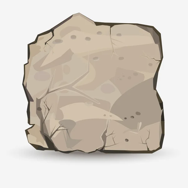 Big Rock stone — Stock Vector