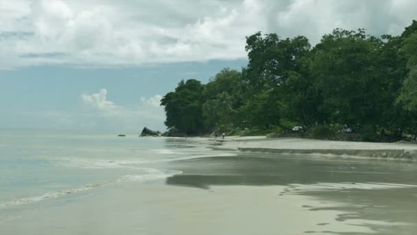 Paisaje natural de Seychelles en la isla de Mahe . — Vídeo de stock