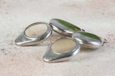 Antika cep saati çantaları. Metin ve fotoğraf malzemeleri için boşluk kopyala.