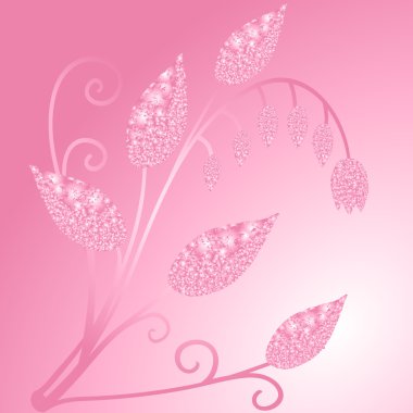 pembe parlak vektör flover