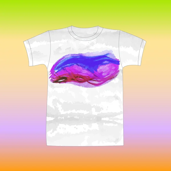 T-shirt imprimé — Image vectorielle