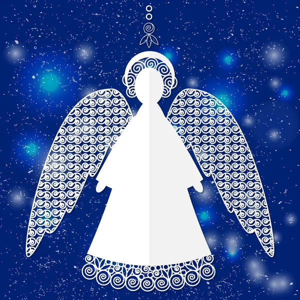 Papierowe anioły ilustracja — Wektor stockowy