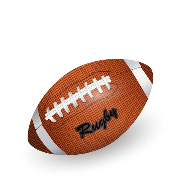 Pallone da rugby, football americano — Vettoriale Stock