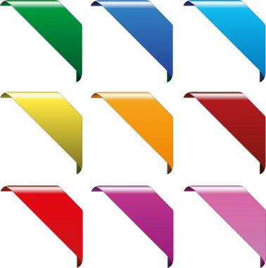 koleksiyon bir vektör köşe işaret