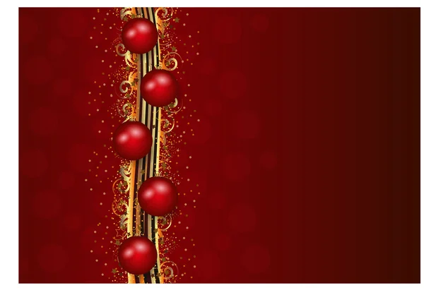 Kırmızı christmas illüstrasyon