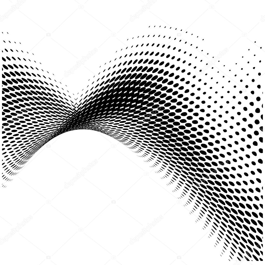 Abstract dynamic motion dots pattern background