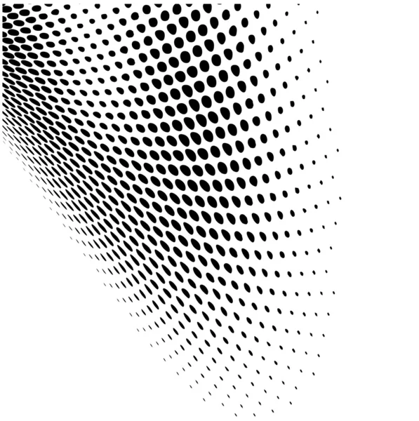 Modèle abstrait de fond pointillé dynamique — Image vectorielle