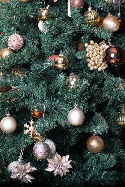 Güzel Noel ağacı Noel oyuncakları