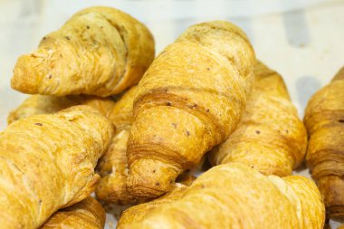 Fırın, taze hamur işleri beyaz ekmek.