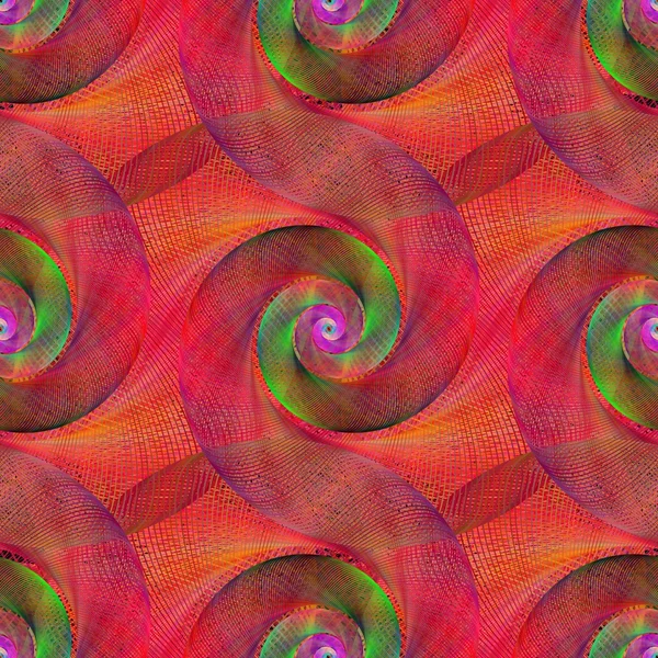 Vermelho com fio abstrato espiral projeto de fundo — Vetor de Stock