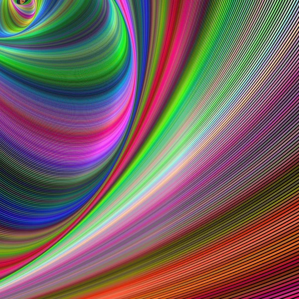 Levendige vortex - abstracte kunst achtergrond — Stockvector