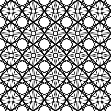 Kavisli tekrar tek renkli vektör desen tasarım