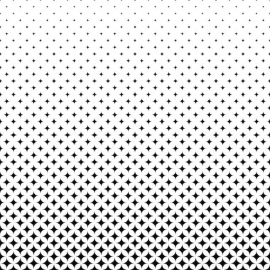 Siyah beyaz yıldız desen yinelenen