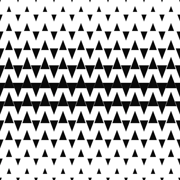 Repeat monochrome abstract triangle pattern — Stock Vector