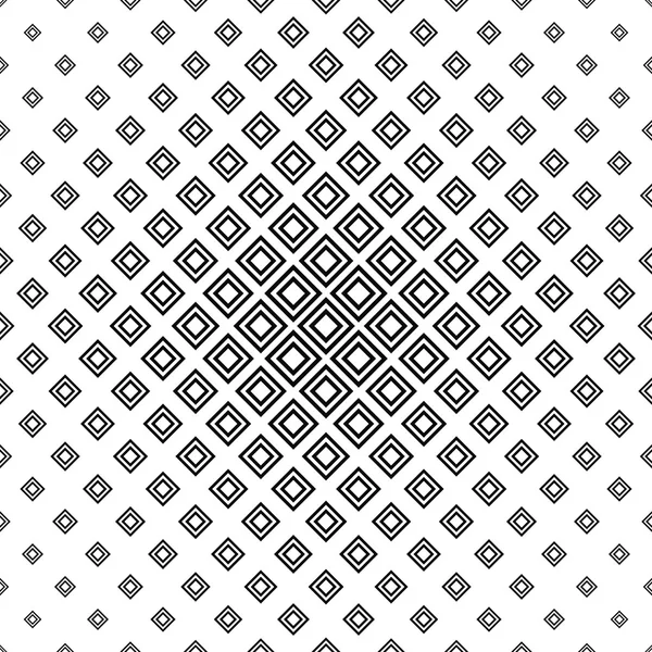 Herhalende monochromatisch vector vierkante patroon — Stockvector