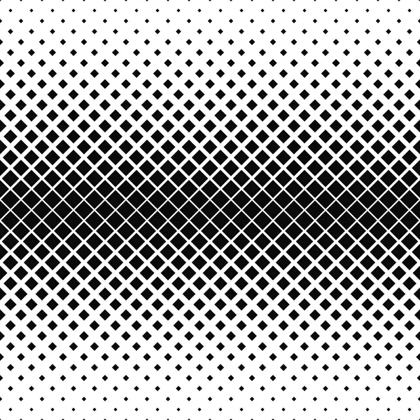 Zwart-wit vierkant patroon herhalen — Stockvector
