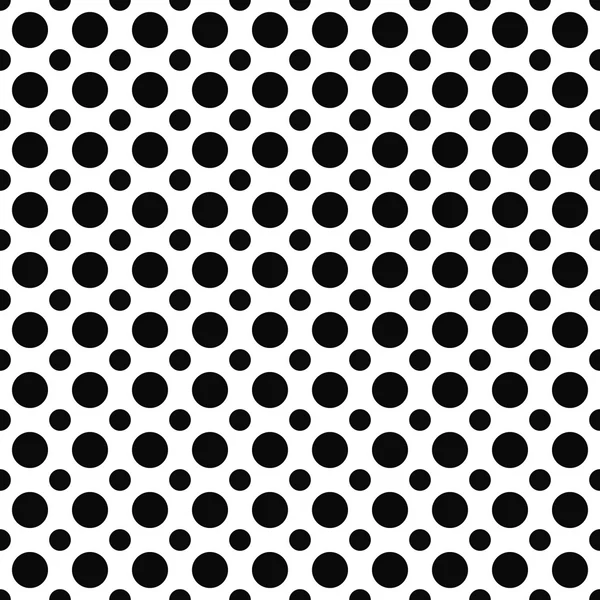 Monochrome dot repeat pattern — Stock Vector