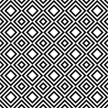 Dikişsiz siyah beyaz kare desen
