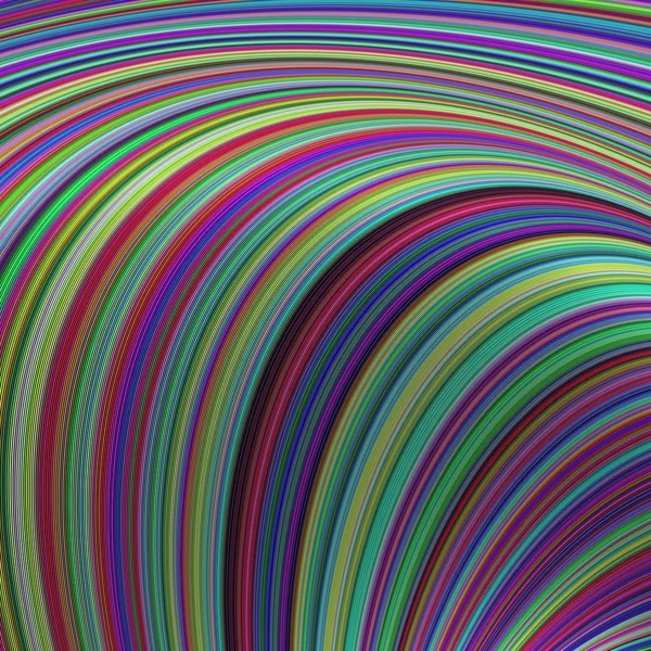 Curvas a rayas de colores - fondo abstracto — Archivo Imágenes Vectoriales