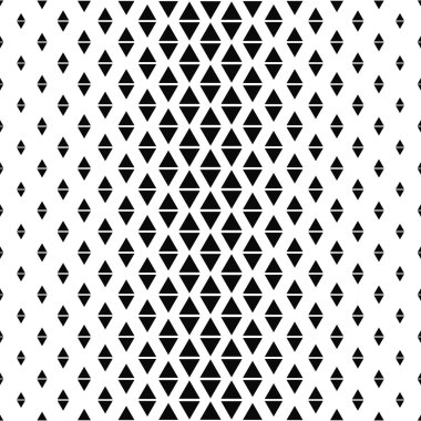 Tek renkli soyut üçgeni modeli tekrarlamak