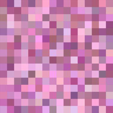 Pembe renkli kare mozaik vektör arka plan