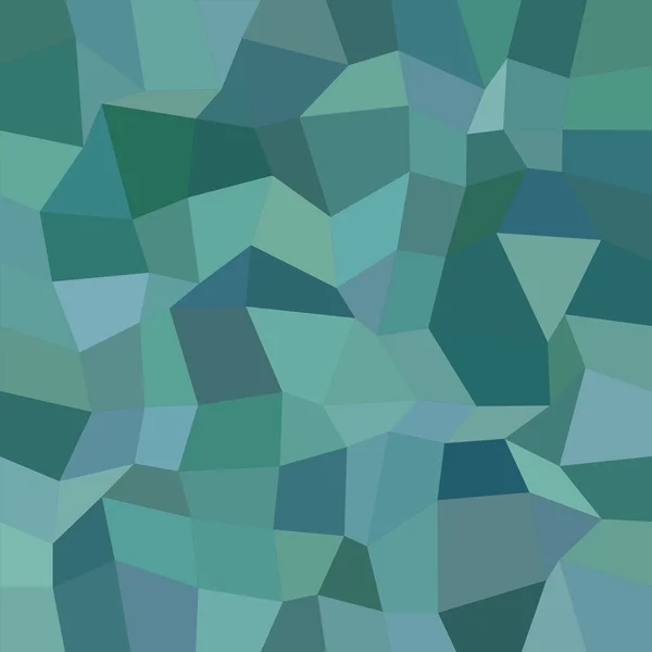 Teal Farbe unregelmäßige Rechteck Mosaik Hintergrund — Stockvektor