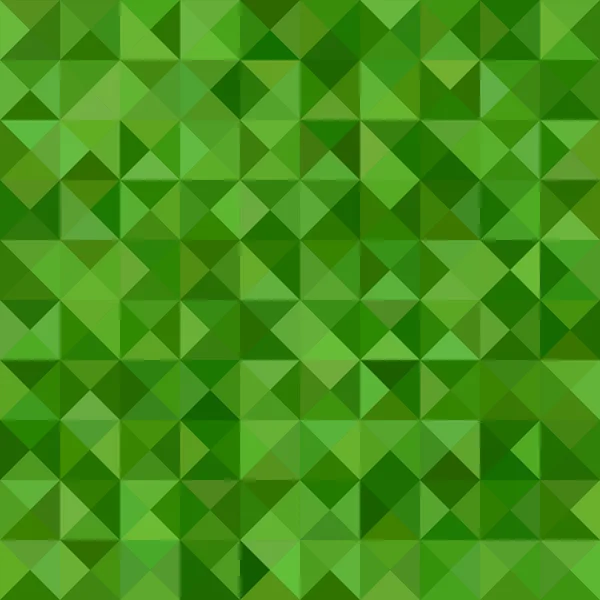 Color verde triángulo mosaico vector de fondo — Vector de stock