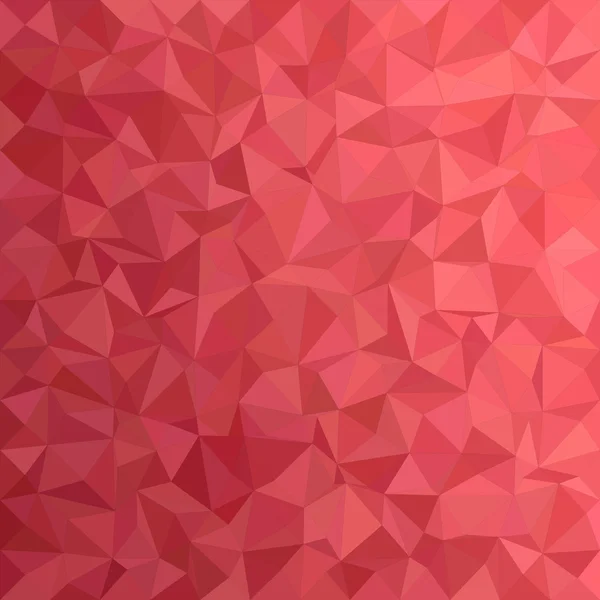 Triangle irrégulier rouge motif de fond de mosaïque — Image vectorielle