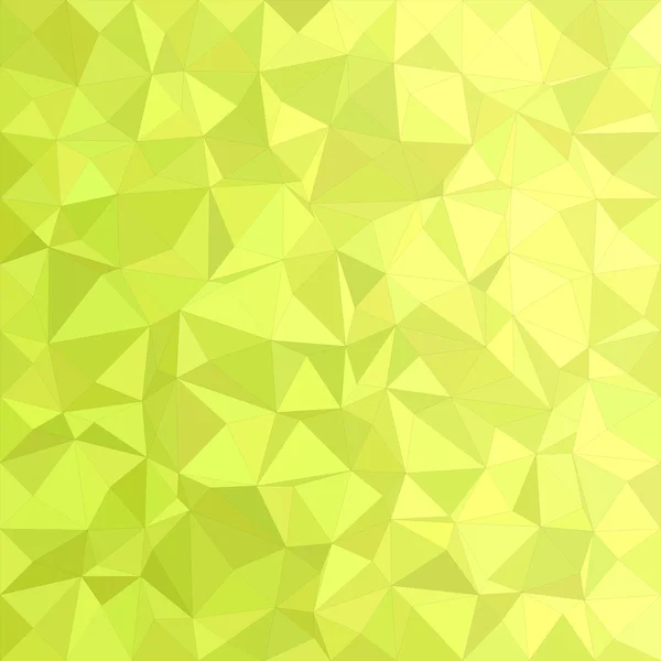 Amarillo irregular triángulo mosaico vector de fondo — Archivo Imágenes Vectoriales