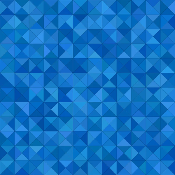 Синий треугольный мозаичный векторный фон — стоковый вектор