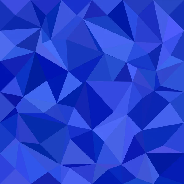 Blau unregelmäßige Dreieck Mosaik Hintergrund Design — Stockvektor