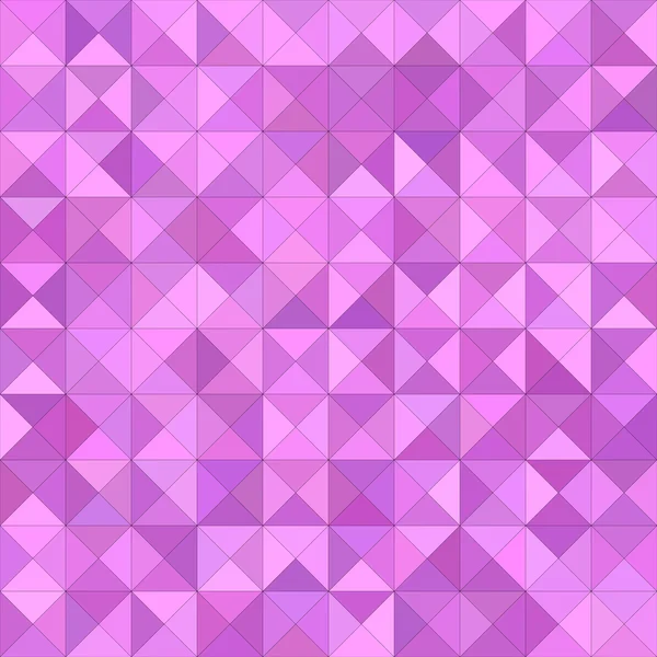 ピンク色の三角形のモザイクのベクトルの背景 — ストックベクタ