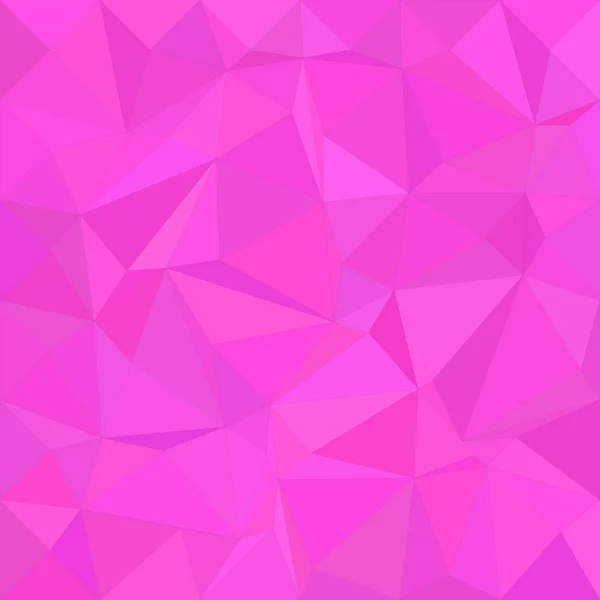 Magenta triangolo irregolare mosaico di sfondo — Vettoriale Stock